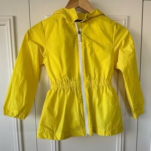 Jacadi Yellow Hooded 2-in-1 Windbreaker Jacket with Removable Puffer Vest, 8A